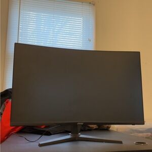 MSI 1440p 180hz Curved Black gaming Monitor